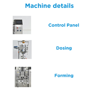 Machine d'emballage verticale entièrement automatique à colonne unique pour liquides, idéale pour les bâtonnets d'aliments pour chats, le lait concentré, le miel, la gelée