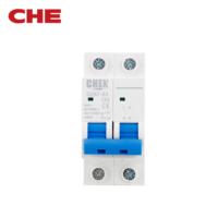 Disjoncteur miniature CHEN MCB DC 2P 25A 6kA pour rail DIN, protection des panneaux solaires, interrupteur électrique