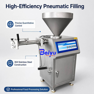 Nueva Máquina Comercial Industrial de 380V para Rellenar Salchichas y Chorizos con Acero Inoxidable y Dosificación por Vacío - Product Image 1