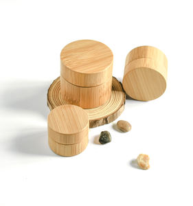 Vente en gros de contenants cosmétiques en bambou, pots à crème de luxe, nouveau design, 5g, 10g, 20g, 30g - Product Image 4