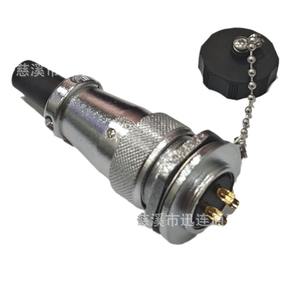 ปลั๊กเสียบการบิน Ws24 แบบติดตั้งบนแผง 2-19 พิน ชุบทอง ผลิตจากโลหะผสมสังกะสี สำหรับใช้งานด้านไฟฟ้า - Product Image 1