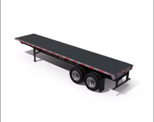 Zhongshengtianqi Hidráulico 4 ejes 80 toneladas Tamaño personalizable Cuello de cisne Low Boy Semi Remolque - Product Image 3