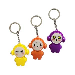 พวงกุญแจตลับเมตรพลาสติก 3 มิติ ลายการ์ตูนอื่นๆ ของขวัญไม้บรรทัดขนาดเล็กพกพา - Product Image 5