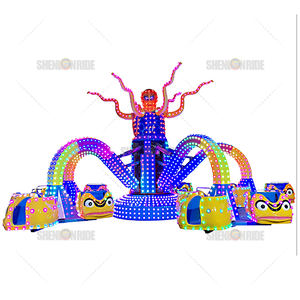 Paseo de pulpo giratorio grande de 40 asientos para parque de atracciones al aire libre-fibra de vidrio gruesa + acero grueso - Product Image 2