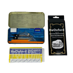 Schul bedarf Blechdose Mathe Set 13 Stück Instrument Iron Box Academy Mathematisches Set - Product Image 6