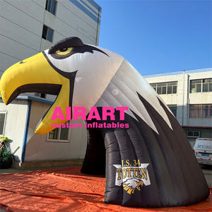 Décorations d'entrée <span class=keywords><strong>pour</strong></span> activités sportives, <span class=keywords><strong>tunnel</strong></span> gonflable gris, canal de marche gonflable - Product Image 6