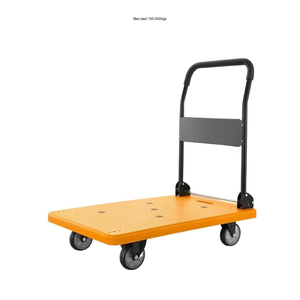 Carretilla de Mano Plegable Industrial JK con Marco de Acero, Plataforma de Cuatro Ruedas, Ligera, con Poste de Aluminio con Recubrimiento en Polvo, OEM - Product Image 4