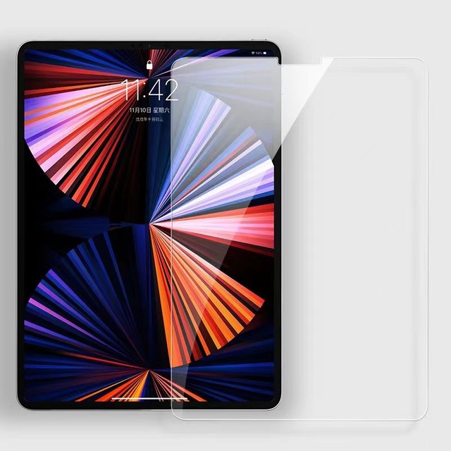 Tempered Glass Ultra-Thin 0.33mm 2.5D Screen Protector Grade AAA 99% HD Clear Full Coverage for iPad