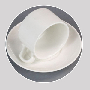 Wholesale Sublimation Ceramic White Coffee <strong>Mug</strong> <strong>Set</strong> Blank Customized <strong>6</strong> OZ Coffee <strong>Mug</strong> With Plate and Spoon - Product Image 2