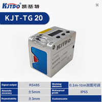 Capteur laser TOF de haute qualité avec amplificateur intégré KJT-TG20 ± 5mm 500Hz IP67 30VDC ou moins Capteur de déplacement laser 50 MA