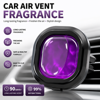 Diffuseur de parfum solide pour grille d'aération de voiture, élimination de 99 % des odeurs, longue durée, clip de fixation pour parfum de voiture