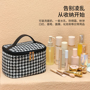 Huaxin ouvert Type grande capacité sac de maquillage Portable Portable Portable toilette sac de rangement voyage étanche trousse de toilette - Product Image 5
