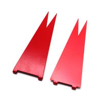 Pièces d'emboutissage en tôle OEM personnalisées, plaque d'acier emboutie triangulaire de haute précision, fabrication de tôles avec revêtement en poudre, pliage