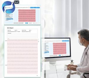 Dispositivo di Monitoraggio Cardiaco 24 Ore, Elettrocardiografo Elettrico, Macchina con Elettrodi in Plastica - Product Image 4