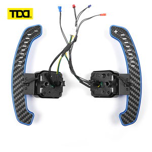 Palancas de cambio magnéticas de fibra de carbono TDD LED para volante de Audi serie C8 A6 A7 S6 S7 RS6 RS7 - Product Image 4