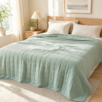 Couvertures lestées matelassées de haute qualité, nouveau style, prix d'usine, personnalisées, pour adultes, avec billes de verre premium, toutes saisons