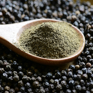 Pimienta Negra India Fresca en Polvo, Nueva Cosecha, Grado Premium, Aroma Natural Intenso, Granos, Especia Culinaria, Suministro de Gujarat, 1 kg, 24 - Product Image 1