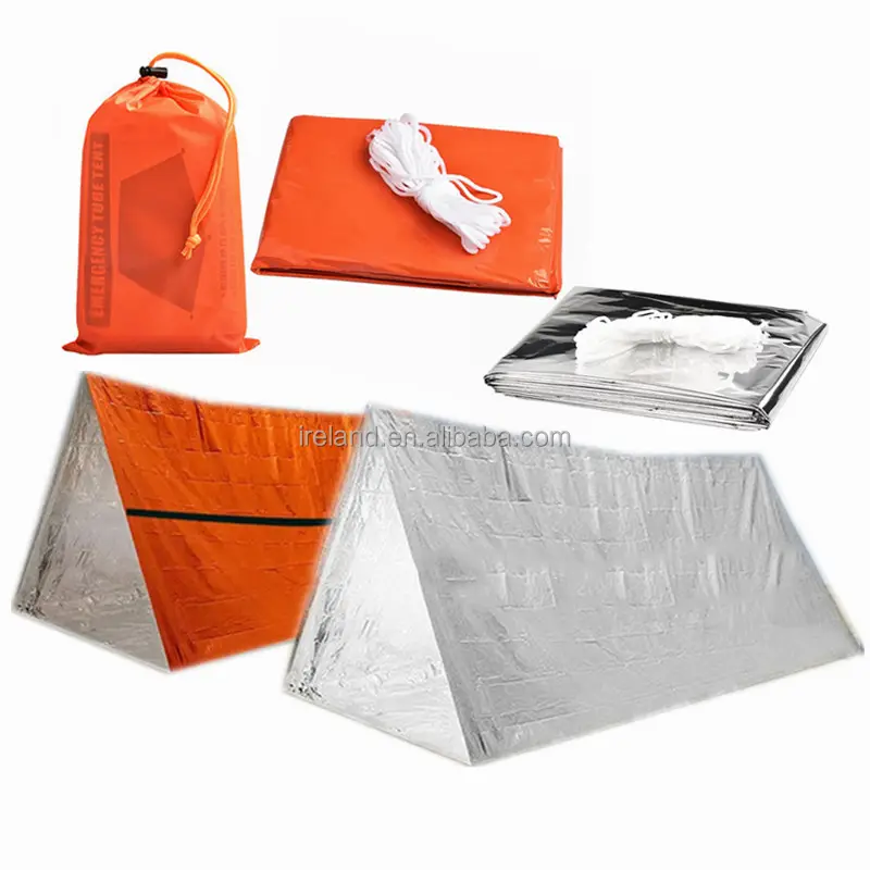 Wholesale Aluminum Film Survival Tent Emergency Shelter for Outdoor Activities