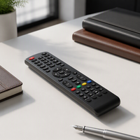 Télécommande universelle de haute qualité pour téléviseur intelligent de marque HR, prix d'usine, avec écran LED numérique, 4 boutons, portée de 10 m pour HDTV