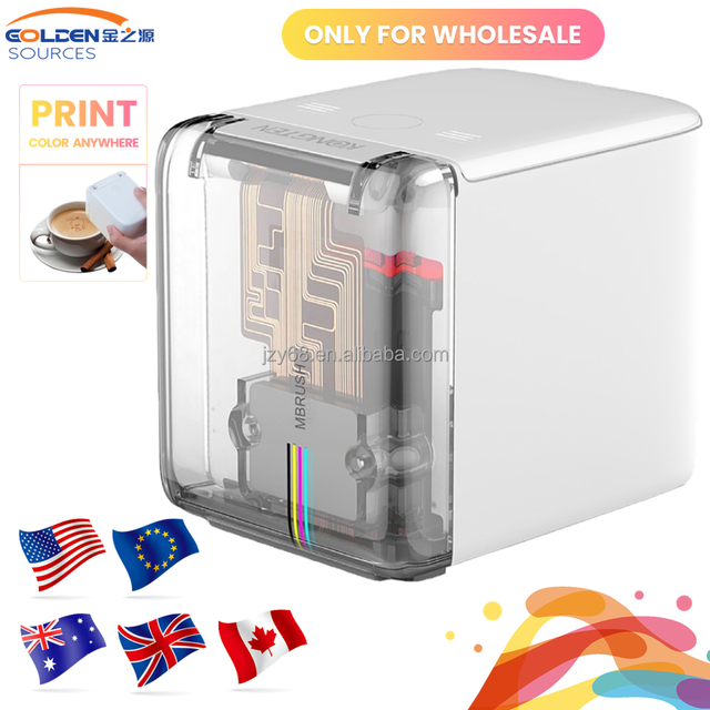 Wifi Color Printer Smallest Handheld Mbrush Princube Portable Source Factory USB With Connection Mobile Paper Color Printer