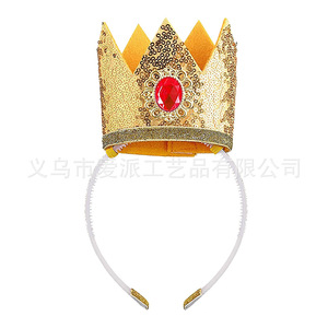 Ensemble de princesse Peach : Couronne, Broche, Boucles d'oreilles, Gants – Accessoire de Costume pour Filles, Idéal pour Jeux, Cosplay et Fêtes - Product Image 4