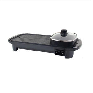 Portable 2 in 1 220V Electric Hot Pot Oven <b>Smokeless</b> Barbecue Machine Home <b>BBQ</b> Grills Indoor Roast Meat Dish Plate Multi Cooker - Product Image 4