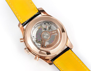 High-quality men's mechanical wristwatch, stainless steel case, three-register <b>chronograph</b> <b>automatic</b> business watch - Product Image 5