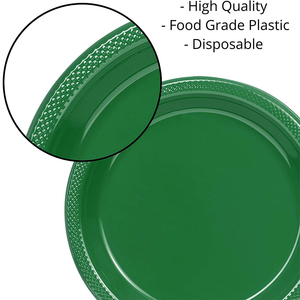 Modern PS Food <b>Tray</b> Recycled Plastic Round <b>Dinner</b> Plate for Parties - Product Image 6
