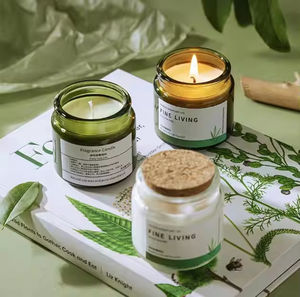 Bougies parfumées de qualité supérieure Emballage avec logo personnalisé Fournisseurs d'usine de bougies parfumées en cire de soja - Product Image 3