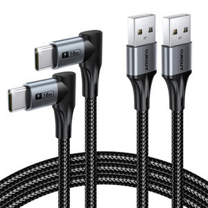 Cable USB de Carga Rápida SUNGUY Tipo-C de 18W para Banco de Energía y Uso en Automóvil, Material de Nailon, Garantía de 3 Años, Venta al Por Mayor de Fábrica - Product Image 4