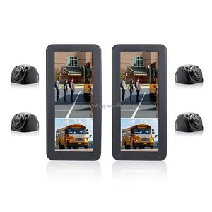 Bán buôn 2 chia màn hình 1080p 12.3 inch LCD bus Side điện tử gương chiếu hậu