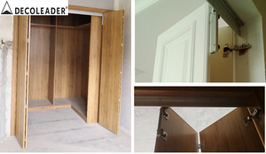 Herrajes <span class=keywords><strong>para</strong></span> Puertas Plegables <span class=keywords><strong>para</strong></span> <span class=keywords><strong>Muebles</strong></span> de Armario, Sin Riel Inferior - Product Image 5