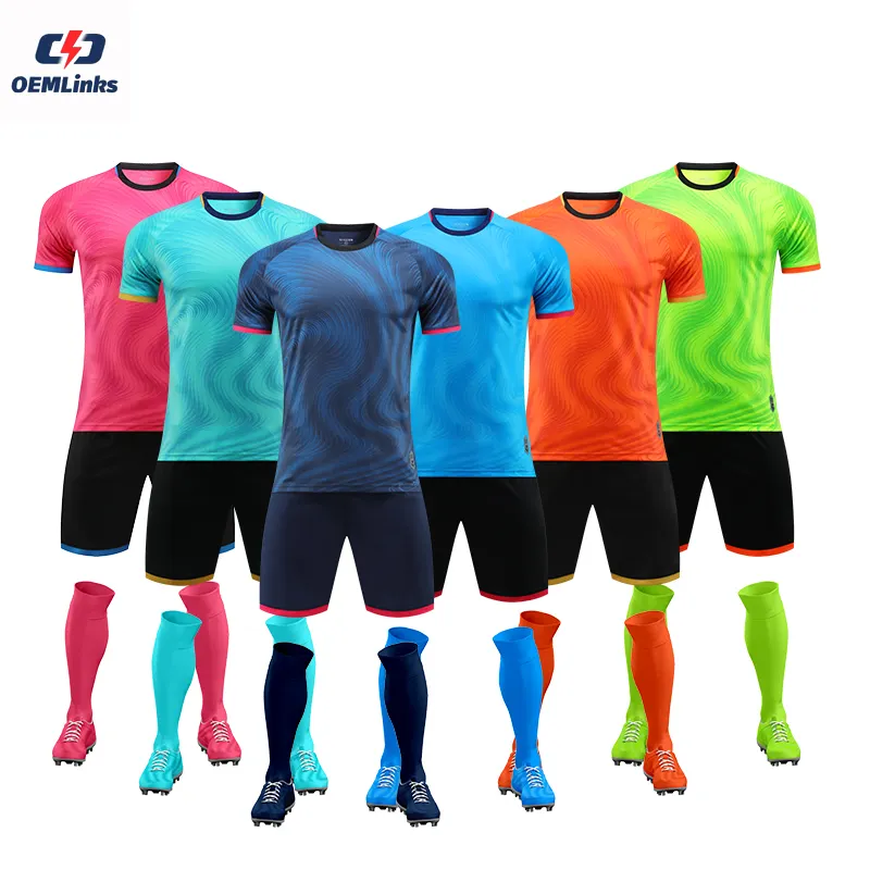 Custom Practice Football Shirts Football Sportswear Soccer Team Uniform Soccer Wear For Men's Soccer Jersey Sets football jersey