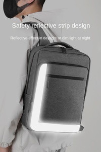 <span class=keywords><strong>Comprar</strong></span> personalizado impermeable de los hombres de negocios antirrobo Mochilas escolares Usb nuevo ordenador portátil bolsa de viaje Mochila - Product Image 2