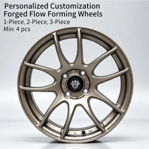 Ruedas FLowtone Nuevas de Aleación de Aluminio Fundido, Diseño Multirradio, 16 <span class=keywords><strong>17</strong></span> 18 Pulgadas, 4x100 5x114.3/112, Estilo Deportivo, Ruedas de Carreras - Product Image 2