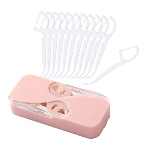 Boîte de rangement portable pour cure-dents et fil dentaire réutilisable, distributeur automatique de fil dentaire - Product Image 6