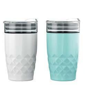 Cốc Giữ Nhiệt Cà Phê Bằng Thép Không Gỉ Hai Lớp 12Oz Với Chèn Thủy Tinh Borosilicate - Product Image 2