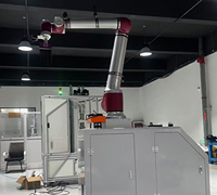 Machine de palettisation robotisée entièrement automatique pour l'empilage de caisses et sacs, avec pince mécanique personnalisée, à commande servo