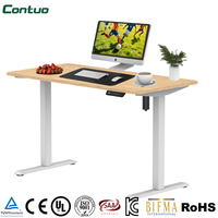 Meubles de bureau ergonomiques, bureau électrique réglable, table motorisée à hauteur réglable pour le bureau à domicile