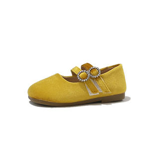 Chaussures coréennes pour filles 2026 Printemps Automne Ballerines Princesse à strass Semelle souple - Product Image 5