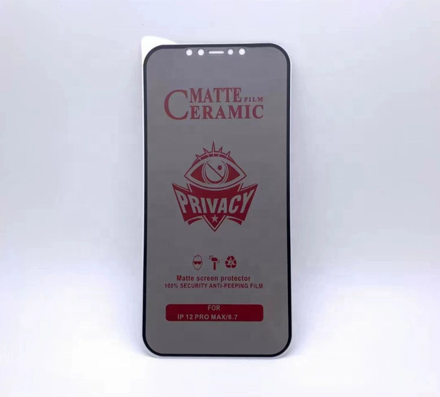 Privacy Matte Ceramic Film Anti-static Screen Protector for Cellphone Mobilephone