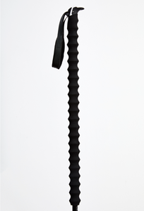 Bâton <span class=keywords><strong>de</strong></span> <span class=keywords><strong>ski</strong></span> télescopique en carbone graphite en deux parties avec poignées en mousse EVA étendues - Product Image 3