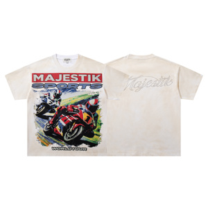 T-shirt Homme Col Rond Imprimé Nouvelle Collection en Mélange Coton CVC 100% – Qualité Supérieure, Tendance, Coupe Ample, Idéal Sport et Loisirs - Product Image 5