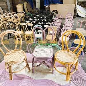 Sillas de ratán para niños para eventos fiesta de cumpleaños Venta caliente chico sala de juegos muebles de dormitorio hecho en Vietnam - Product Image 3