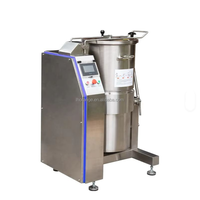 Commerciële roestvrijstalen machine voor het hakken, mixen, malen en pulperen van noten, vlees, groenten, fruit, kaas en jam.