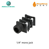 NRJ4HF-11/4 "mono jakı, anahtarlı, tamamen dişli burunlu, kovanlı kontaklı/frontpanel bağlantı