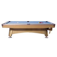 Table de billard en bois série Diamond de 9 pieds, modèle Mace 8 pieds, pour billard et snooker, avec ardoise Dakota, incluant les billes de snooker et de billard