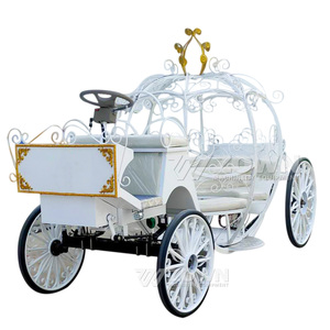 Chariot électrique Cendrillon en forme de citrouille, rechargeable et sans chevaux, pour applications multi-scènes, idéal pour les parcs d'attractions et les réunions festives - Product Image 6