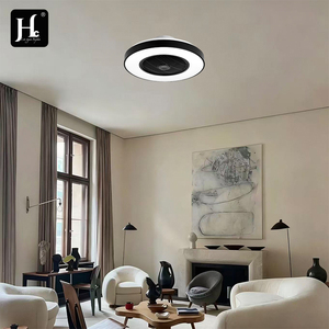 20 inch bedroom safety blade quiet Dc motor intelligent LED <b>ceiling</b> fan with speaker - Product Image 6