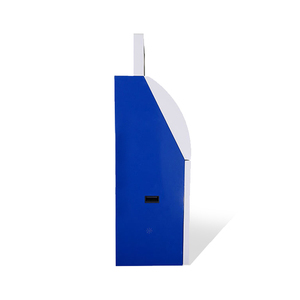 Yeni tasarım kapasitif dokunmatik ekran kart okuyucu QR kod tarayıcı bilet baskı Self servis Kiosk çift ekran ATM makinesi - Product Image 4